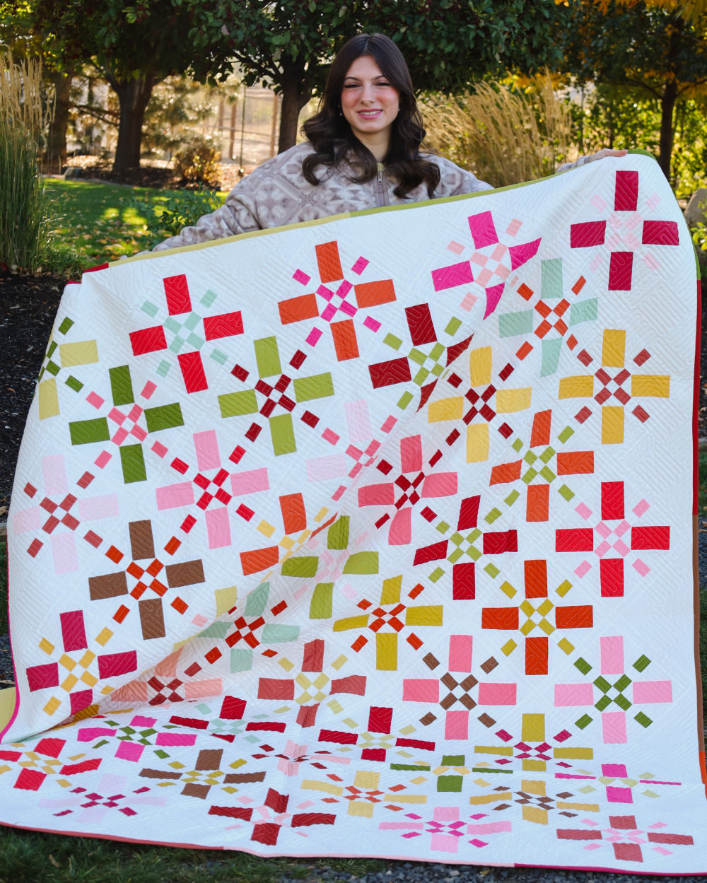 Positive Vibes Precut Quilt Kit Featuring Riley Blake Confetti Cottons