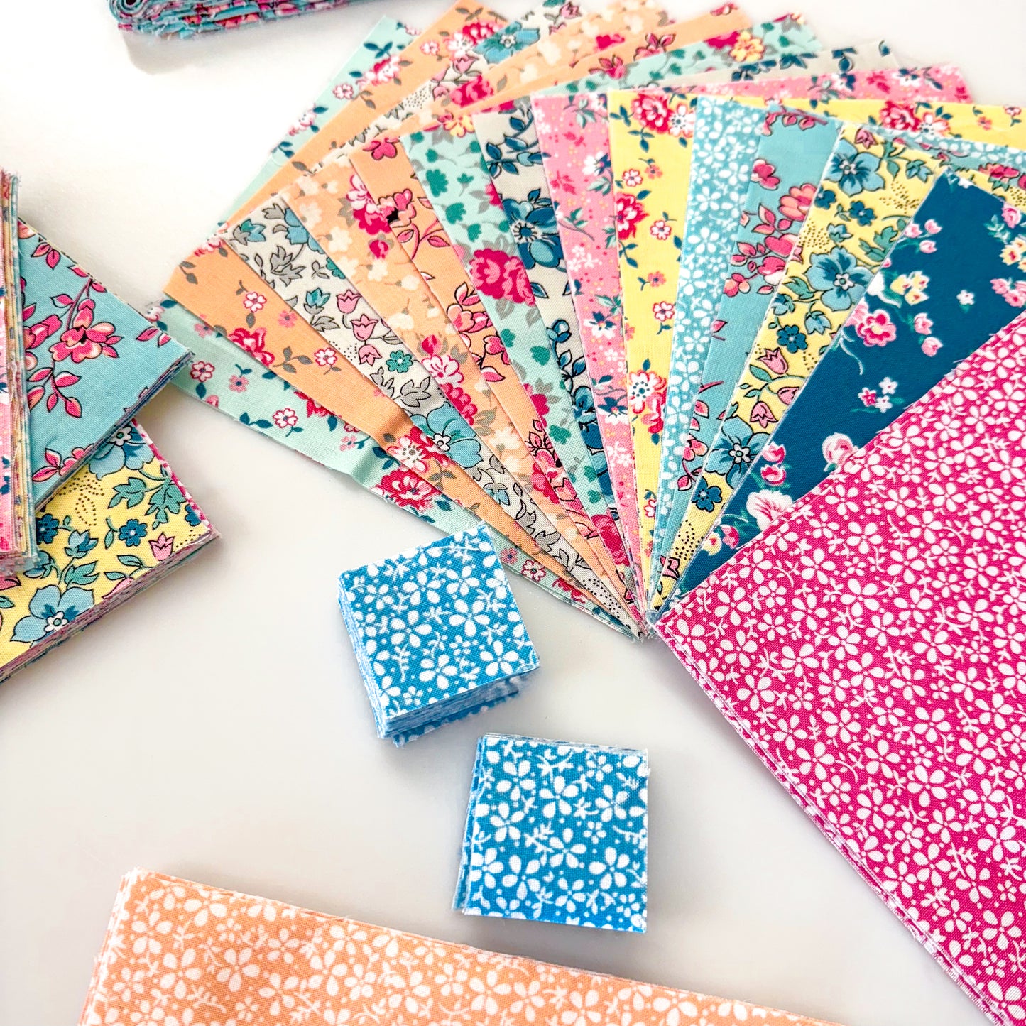 Flutter Lella Boutique Pre-Cut Ready-To-Sew Quilt Kit Featuring Precious Petite by Riley Blake