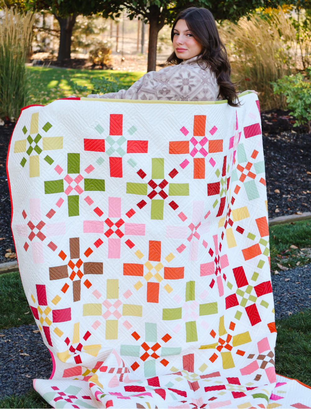 Positive Vibes Precut Quilt Kit Featuring Riley Blake Confetti Cottons