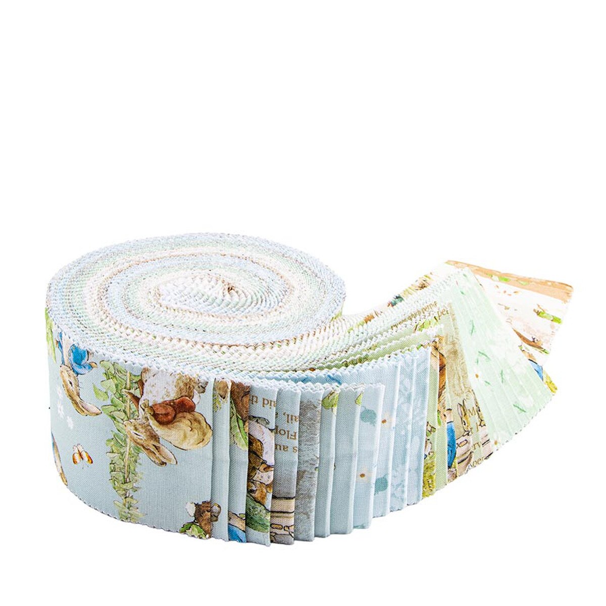 Peter Rabbit and Benjamin Bunny 40 piece 2.5-inch Strips Jelly Roll RP-17250-40