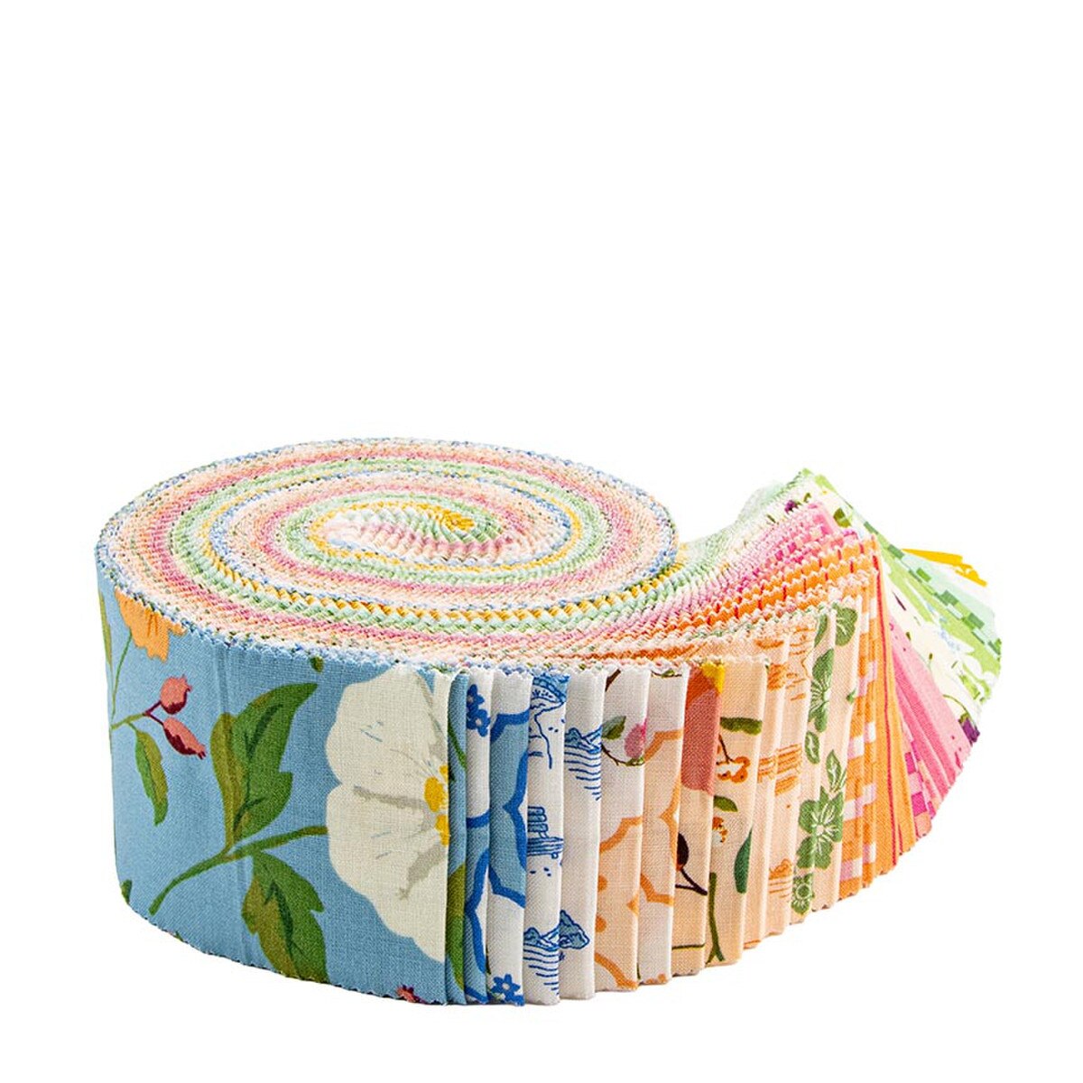 Virginia Rose 40 piece 2.5-inch Strips Jelly Roll Riley Blake Designs RP-16970-40 by Katherine Lenius
