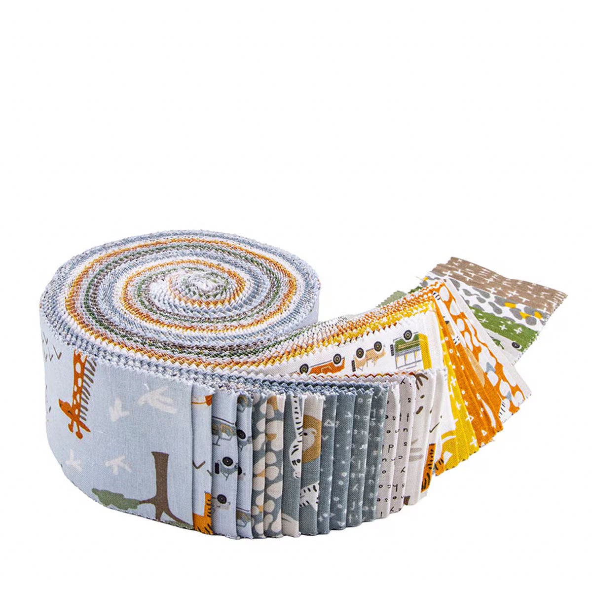 Riley Blake Leo & Savannah 40 piece 2.5-inch Strips Jelly Roll RP-17540-40 by Deena Rutter