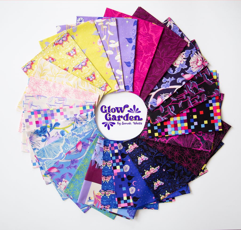 Glow Garden Jelly Roll® RS2111JR Ruby Star Precut Ruby Star Precut 100% cotton fabric quilt strips by Moda Ruby Star Society Sarah Watts
