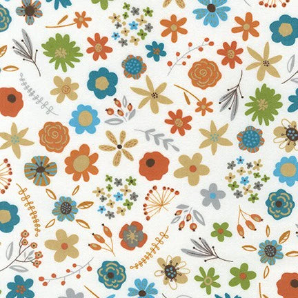 Quilt Fabric BY THE YARD Sale Closeout Bargain Clearance Cozy Outdoors srkf-20447-276 Floral Country 100% cotton quilting fabric