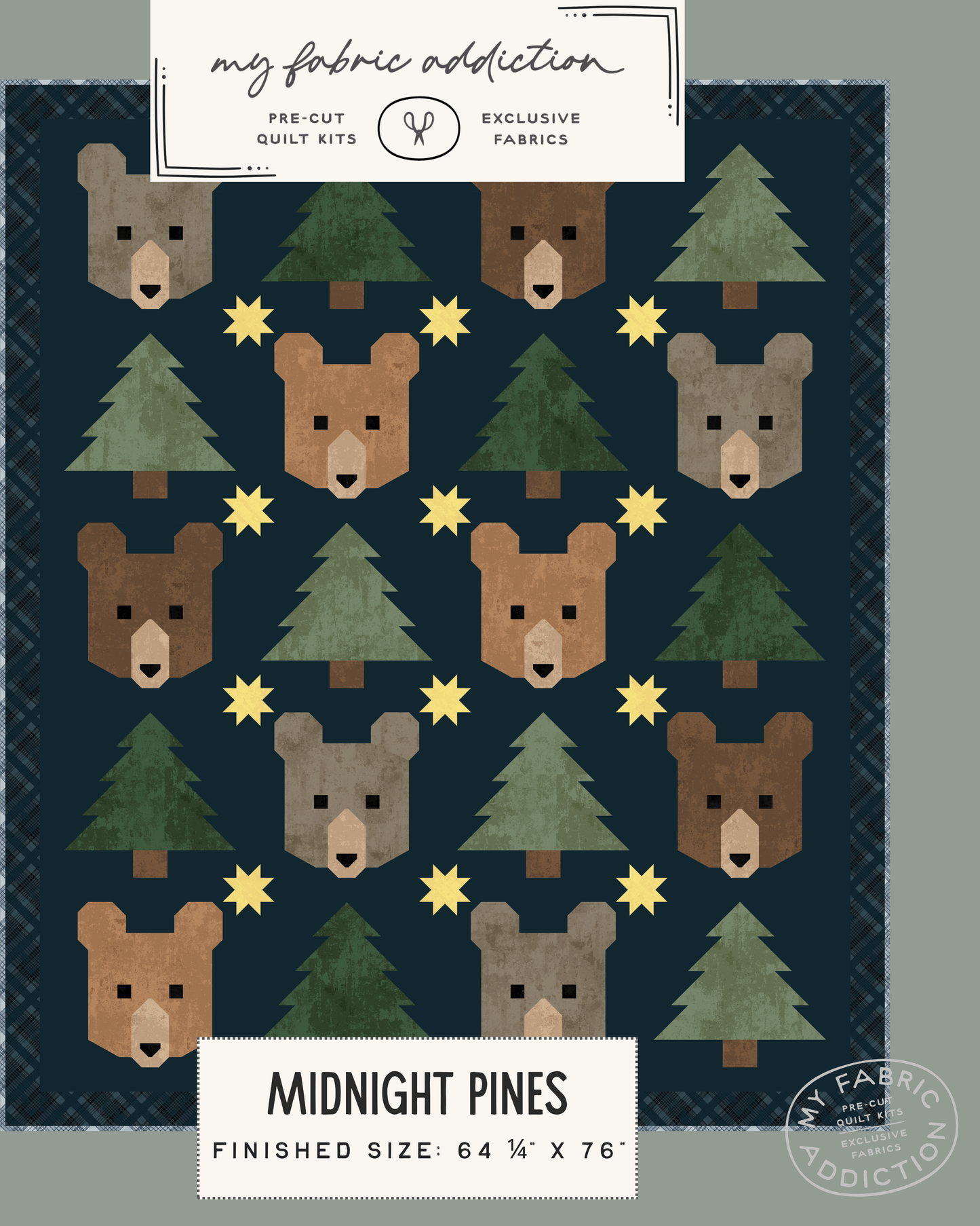 Midnight Pines Digitial Quilt Pattern