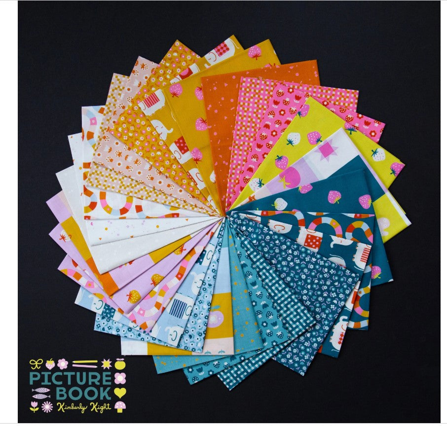 Picture Book Jelly Roll® RS3068JR Ruby Star Precut 100% cotton fabric quilt strips by Moda Kimberly Kight