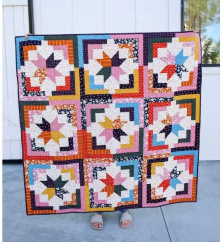 Cozy Cabin Precut Sew-Ready Quilt Kit Featuring Ruby Star Maple Sugar Fabric