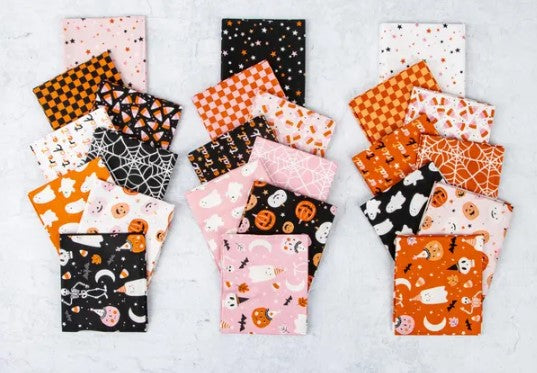 Hey Pumpkin 10" Stacker by My Mind's Eye for Riley Blake Designs, Festive Halloween precut Stacker Layer 10 inch squares