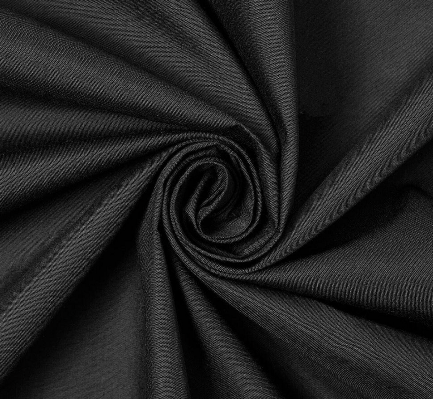 Solid Black backing for Four Patch Escape quilt, 4 yards