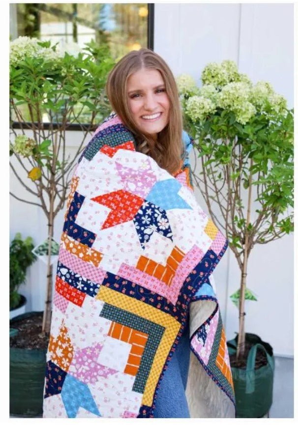 Cozy Cabin Precut Sew-Ready Quilt Kit Featuring Ruby Star Maple Sugar Fabric