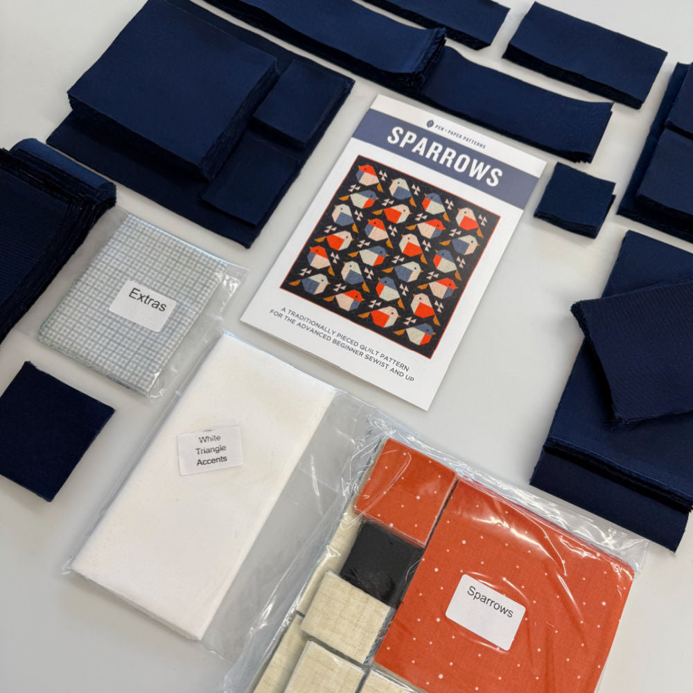 Sparrows Bee Basics- Pre-Cut Ready-To-Sew Quilt Kit