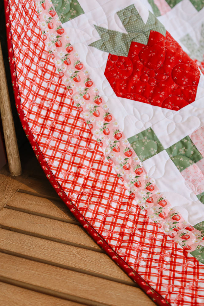 Strawberry Fields Sew-Ready Precut Quilt Kit