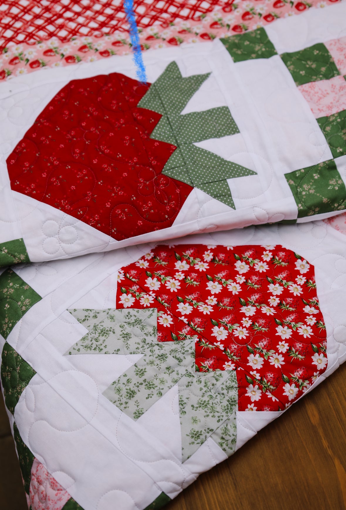 Strawberry Fields Sew-Ready Precut Quilt Kit