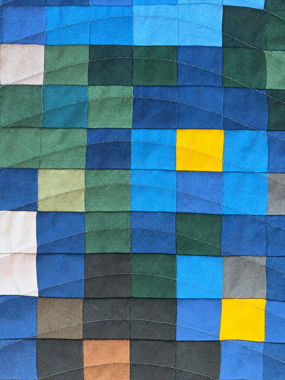 Starry Night Pixel Pre-Cut Quilt Kit | 75" x 69"