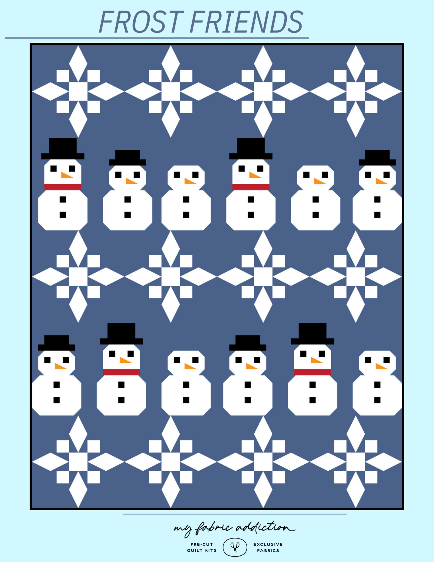 Frost Friends Digital Quilt Pattern