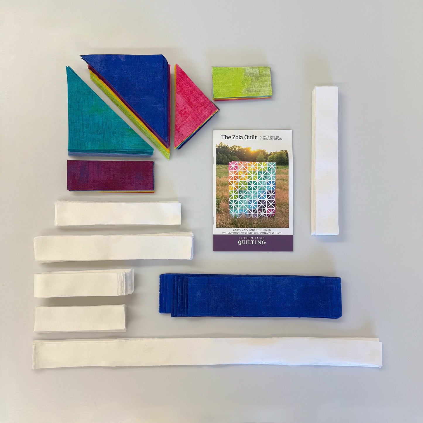 Zola Moda Grunge - Pre-Cut Ready-To-Sew Quilt Kit (Backing Available!)