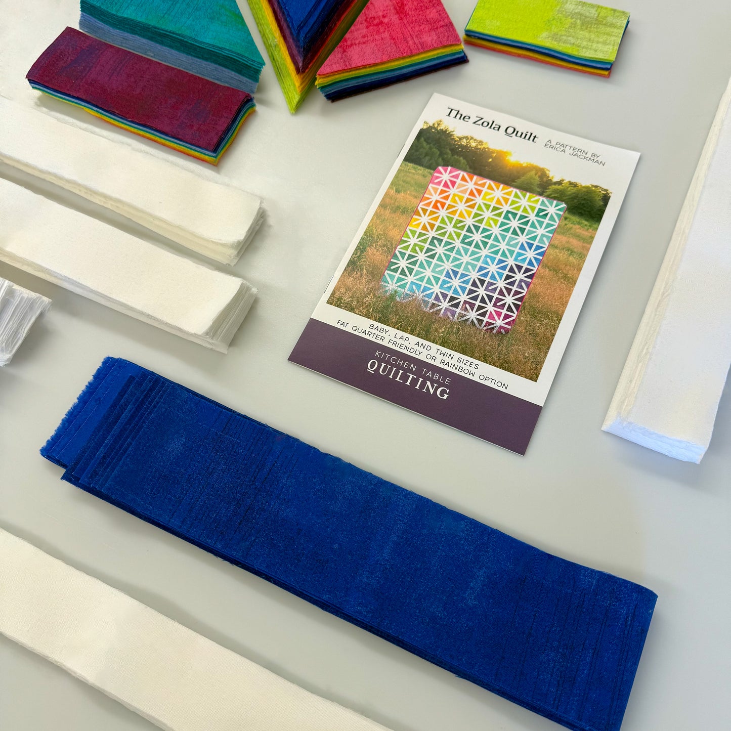 Zola Moda Grunge - Pre-Cut Ready-To-Sew Quilt Kit (Backing Available!)