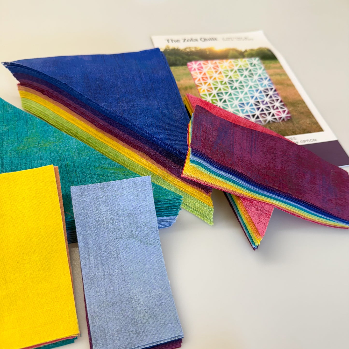 Zola Moda Grunge - Pre-Cut Ready-To-Sew Quilt Kit (Backing Available!)