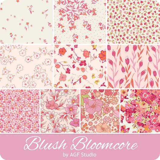 BUNDLE 04 Art Gallery Bloomcore Blush 5 Yard Assorted Scrap Bundle 100% cotton quilting fabric