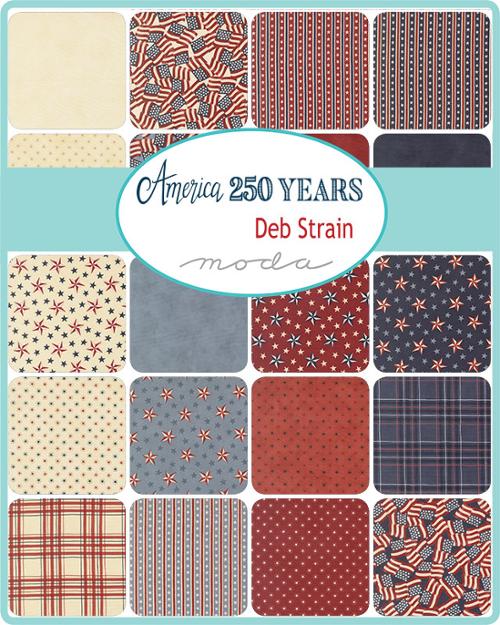 America 250 Years Layer Cake® 56180LC Moda Precuts 10" squares quilt fabric by Deb Strain