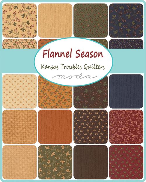 Flannel Season Layer CakeĀ® 9840LCF Moda Precuts 100% cotton quilting fabric 10" squares quilt fabric by Kansas Troubles Quilters