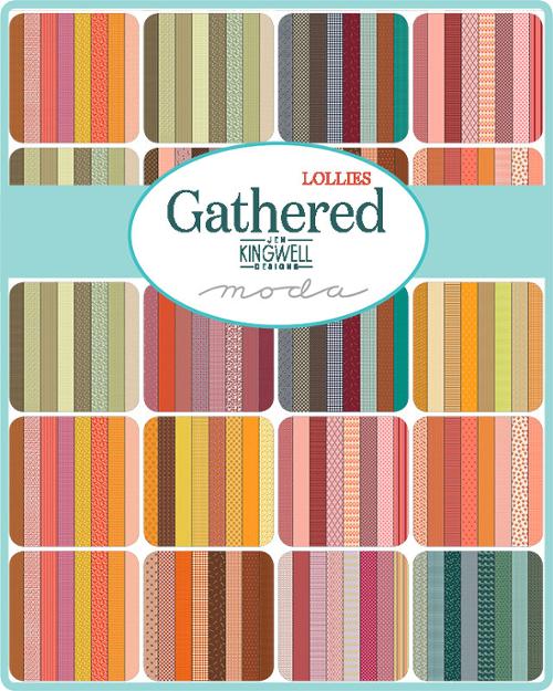 Gathered Lollies Jelly Roll® 18290JR Moda Precuts Jelly Roll 100% cotton fabric quilt strips by Jen Kingwell