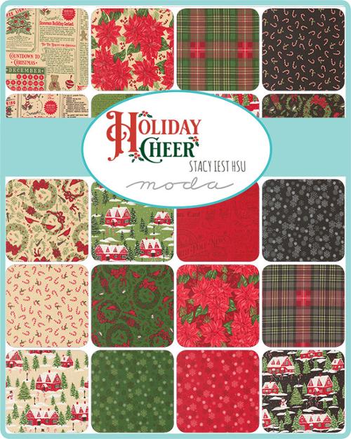 Holiday Cheer Layer CakeĀ® 20970LC Moda Precuts 100% cotton quilting fabric 10" squares quilt fabric by Stacy Iest Hsu