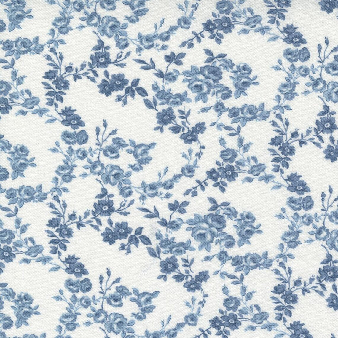 Nantucket Summer Camille Roskelley 55263 24 Surfside Cream Floral Moda Fabric BY THE YARD