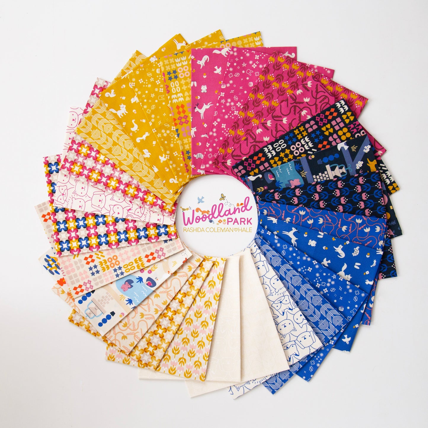 Woodland Park Layer Cake® RS1080LC Ruby Star Precut Layer Cake 10" squares quilt fabric by Moda Rashida Coleman Hale