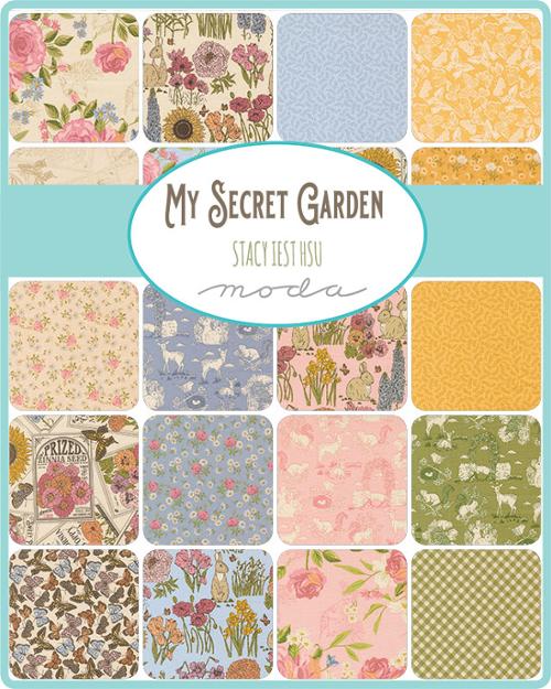 My Secret Garden Jelly RollĀ® 20980JR Moda Precuts 100% cotton fabric quilt strips by Stacy Iest Hsu