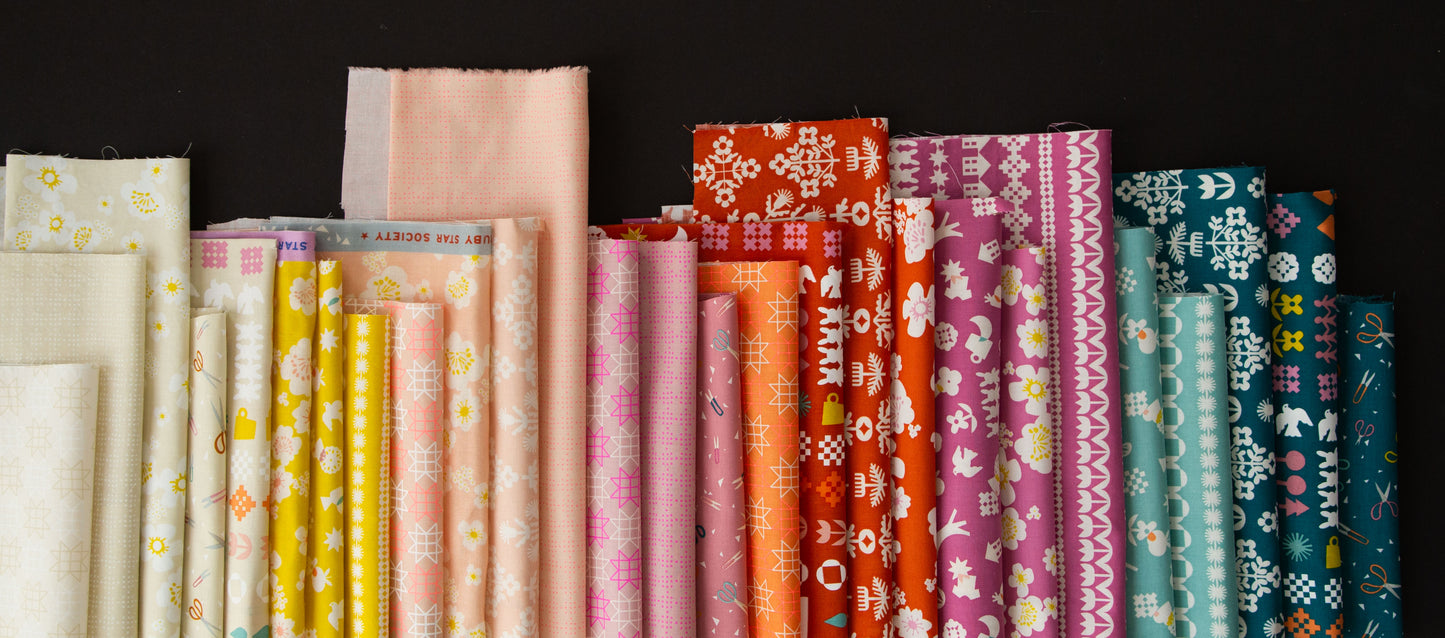 Moda Paper Cuts 2 Layer CakeĀ® RS1107LC Ruby StarPrecuts pre-cut Layer Cake 10" squares quilt fabric by Rashida Coleman Hale