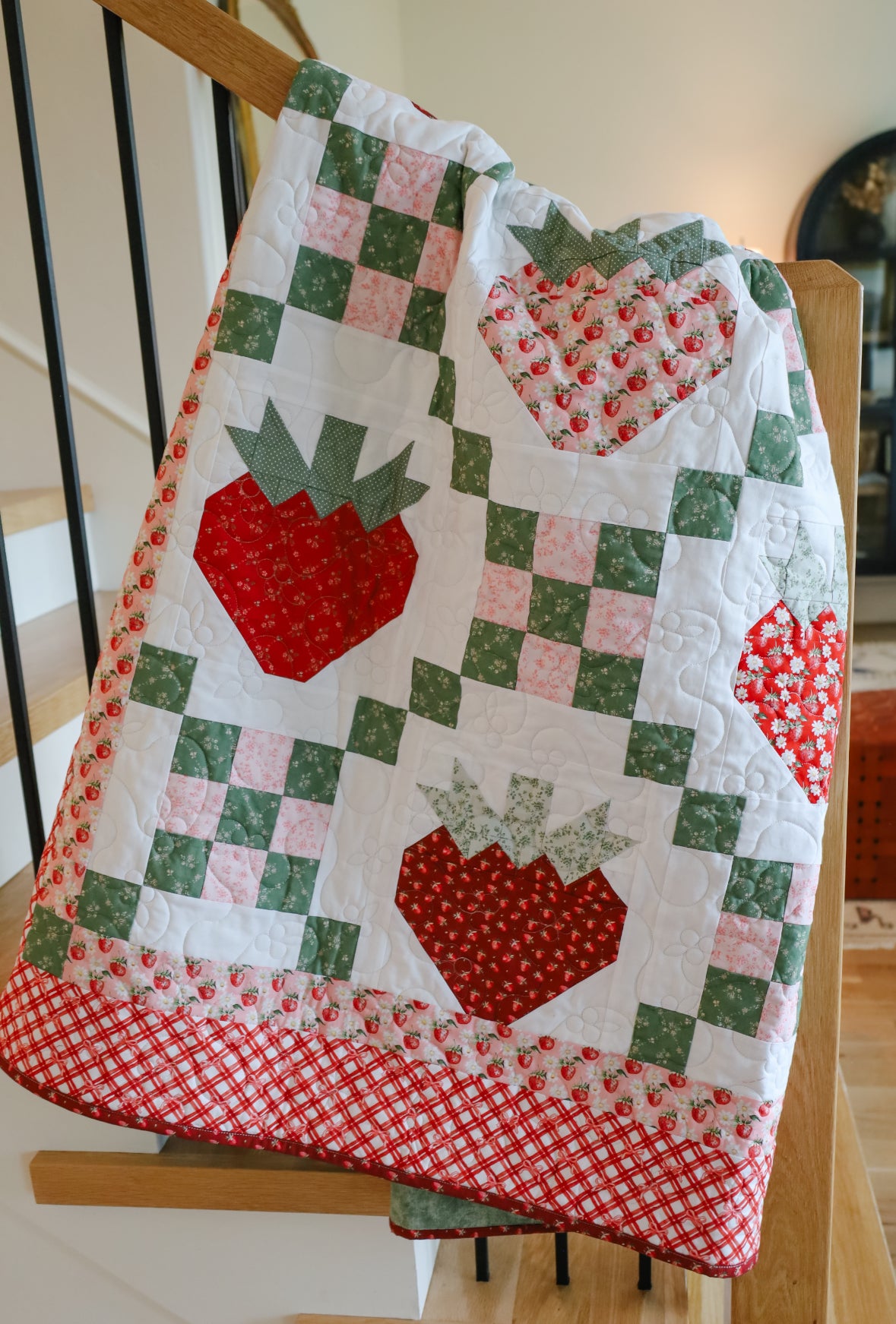 Strawberry Fields Sew-Ready Precut Quilt Kit