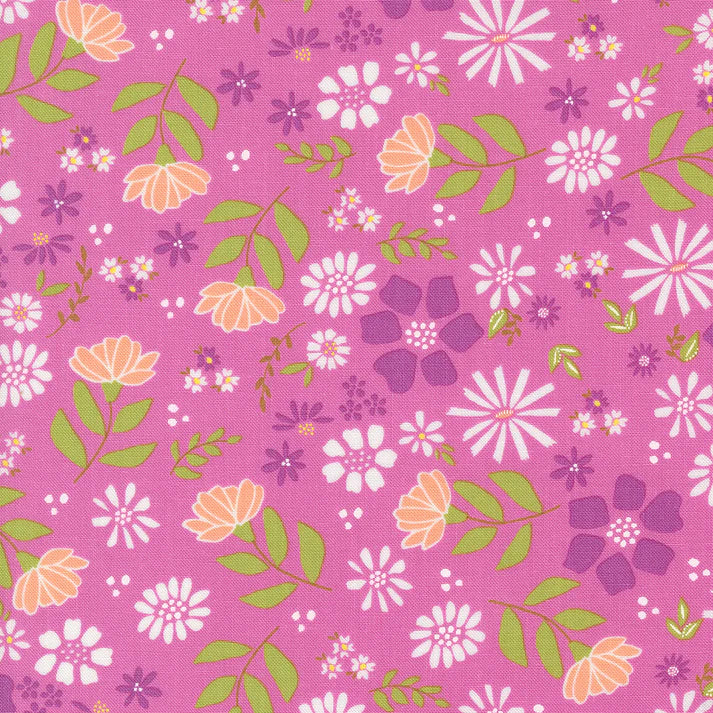 Laguna Sunrise 37680 14 by Sherri and Chelsi for Moda Fabrics END of BOLT Remnant 2 yards, 100% Cotton fabric
