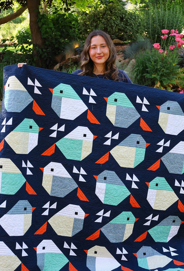 Sparrows Bee Basics Pre-Cut Quilt Kit Featuring Riley Blake Bee Basics fabric