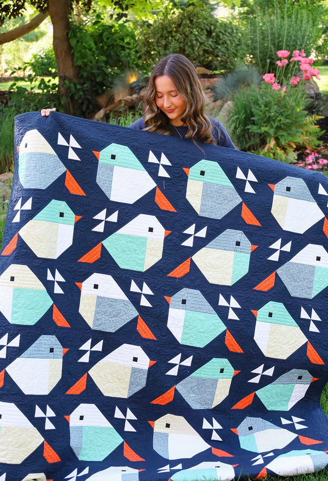 Sparrows Bee Basics Pre-Cut Quilt Kit Featuring Riley Blake Bee Basics fabric