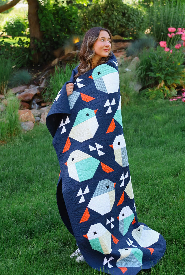 Sparrows Bee Basics Pre-Cut Quilt Kit Featuring Riley Blake Bee Basics fabric