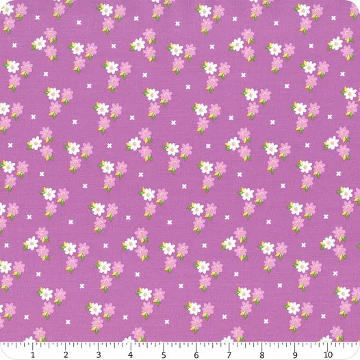 Laguna Sunrise Violet 37682 17 By Sherri and Chelsi for Moda Fabrics End of Bolt Remnant 3 yard 31 inch piece, 100 percent cotton fabric