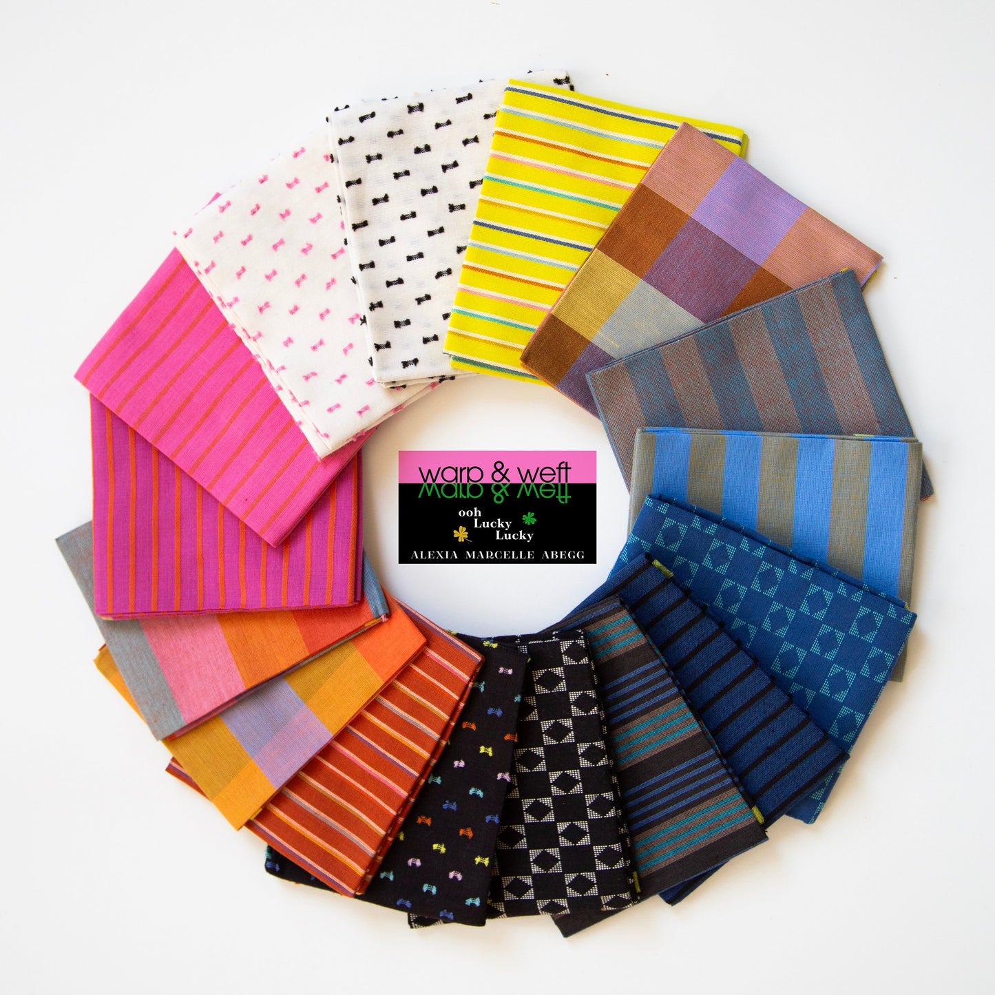 Warp Weft Ooh Lucky Layer Cake® RS4121LC Ruby Star Precut 100% cotton fabric for Moda by Alexia Abegg