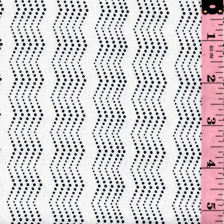 5-Yard Continuous Fabric Zigzig Dotsā Endless Possibilities!