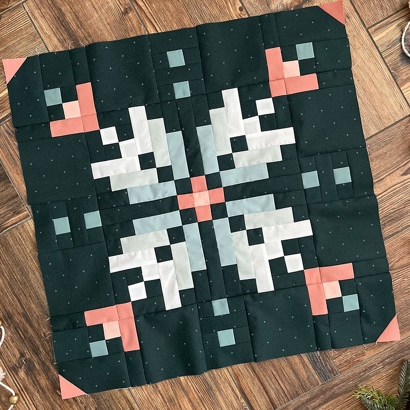 Frostflower by Abby Maed  Quilt  Precut Quilt Kit Featuring Art Gallery Fabrics