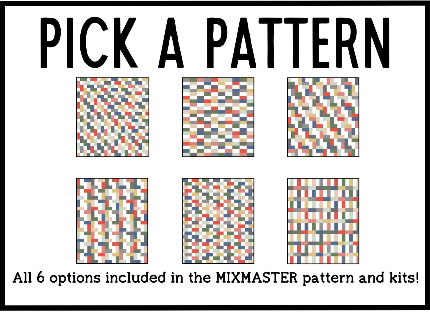 Mixmaster Albion Precut Sew-Ready Quilt Kit