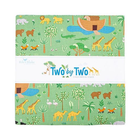 Riley Blake Designs 10-16680-42 Two By Two precut 10 Inch Stacker by Cayla Naylor