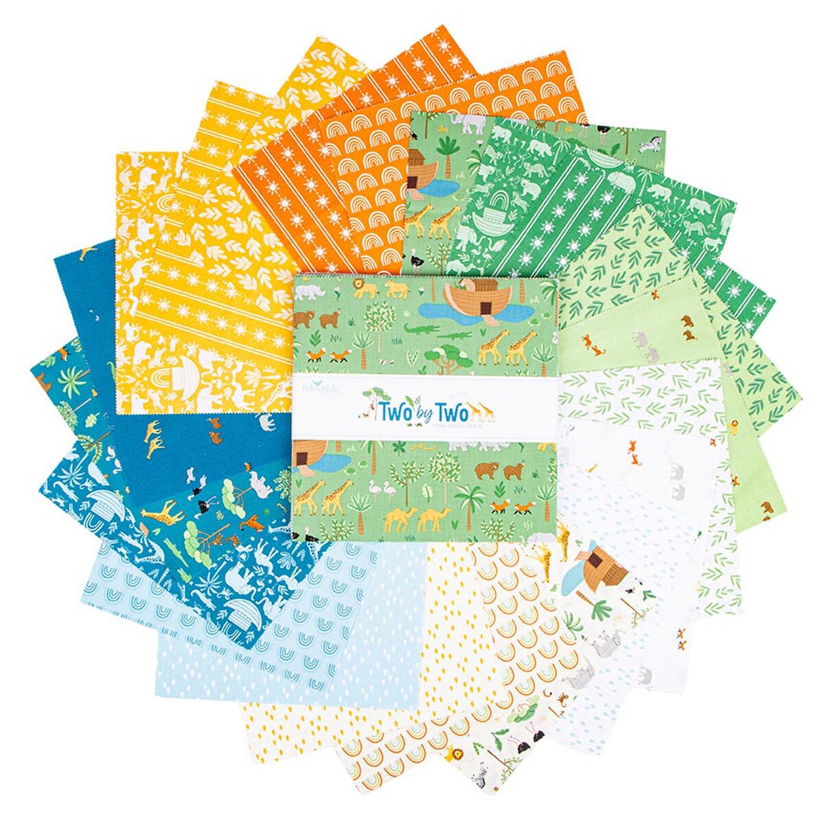 Riley Blake Designs 10-16680-42 Two By Two precut 10 Inch Stacker by Cayla Naylor