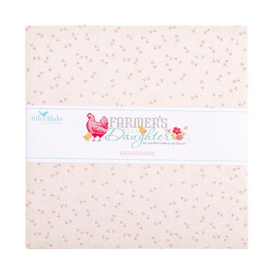 Riley Blake Designs 10-17160B-42 Farmer's Daughter precut 10 Inch Stacker by Lori Holt