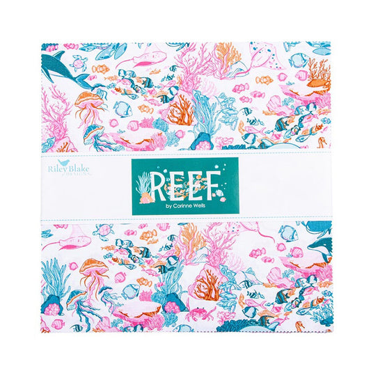 Riley Blake Designs Reef 10 inch Stacker 10-17270-42 by Corinne Wells