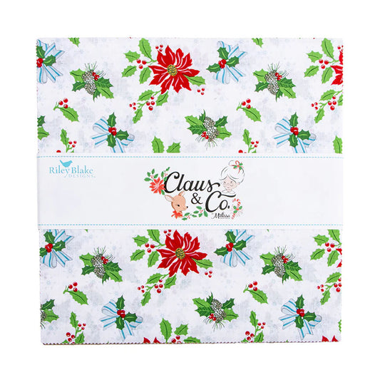 Riley Blake Designs 10-17740-42 Claus & Co. 10" Stacker by Melissa Mortenson