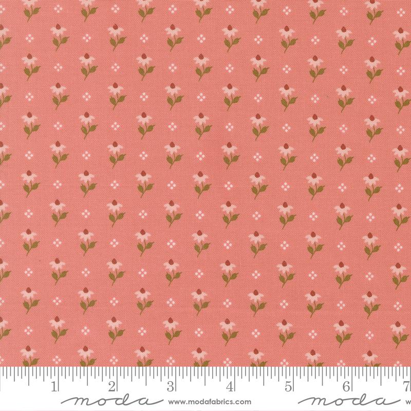 END OF BOLT 1011 Wild Honey Rose Water 5252 13 Moda by Lella Boutique Background 100% cotton quilting fabric