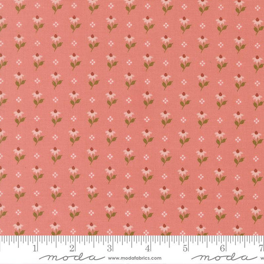 END OF BOLT 1011 Wild Honey Rose Water 5252 13 Moda by Lella Boutique Background 100% cotton quilting fabric
