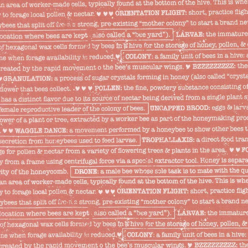 END OF BOLT 1013 Wild Honey Rose Water 5254 13 Moda by Lella Boutique Background 100% cotton quilting fabric