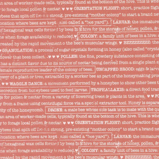 END OF BOLT 1013 Wild Honey Rose Water 5254 13 Moda by Lella Boutique Background 100% cotton quilting fabric